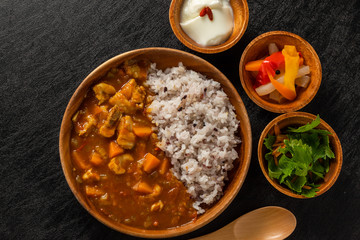 カレーライス　Curry and rice