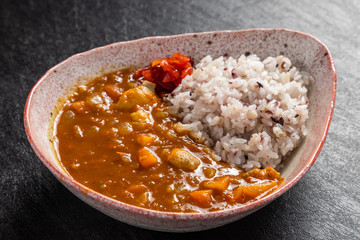 Fototapeta na wymiar カレーライス　Curry and rice