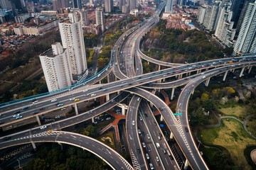 Shanghai Yanan Road overpass bridge