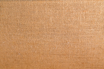 Fototapeta na wymiar Background and texture of natural brown Sackcloth