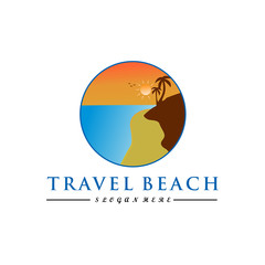 palm beach logo vector