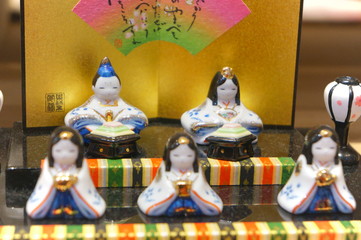 日本のひな祭り 雛飾り