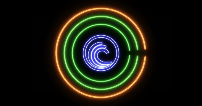 The concept of opening digital lock with BitTottent (BTT) cryptocurrency symbol