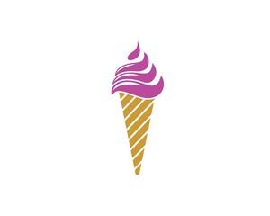 ice cream logo vecctor template