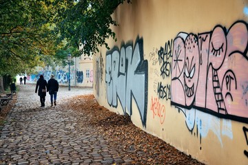 Prague Street graffiti