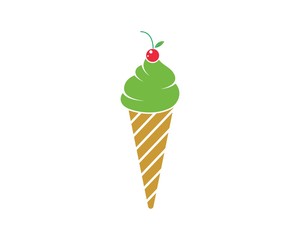 ice cream logo vecctor template
