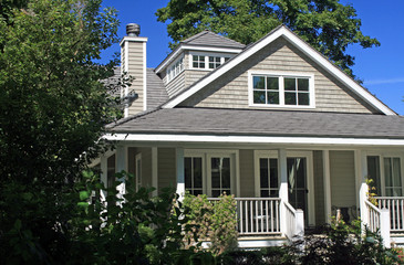 Cottage with Grey Shingles