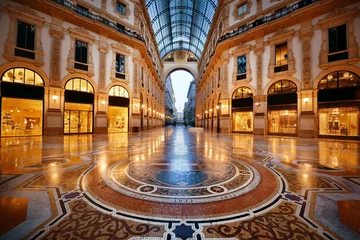 Fotobehang Galleria Vittorio Emanuele II interior © rabbit75_fot