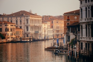 Fototapeta na wymiar Venice grand canal sunset