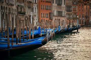 Fototapeta na wymiar Venice Gondola in canal