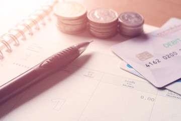 Bank planing or Saving Money concept