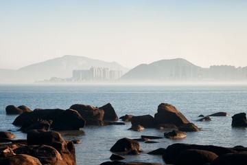 Xiamen city skyline