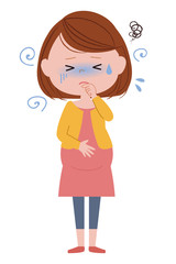 妊婦さん　体調不良　悪阻