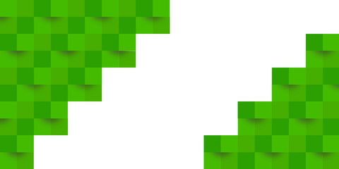 幾何学　模様　緑　背景 