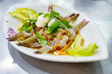 Spicy Shrimp In Fish Sauce ,thai Food recipe