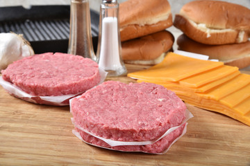 Hamburger patties
