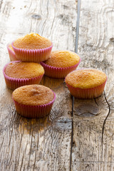 Sweet donuts with icing sugar