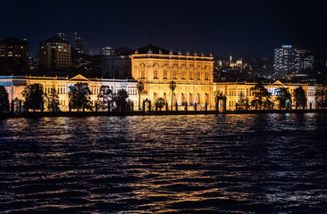 View of the Dolmabahche palace