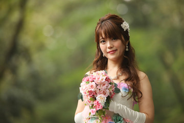 Fototapeta premium 若い花嫁