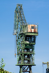 Dźwig w stoczni Gdansk, Polska © VinyLove Foto