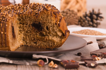 Chocolate coffee cake.