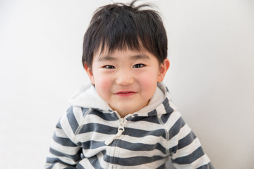 男の子の笑顔