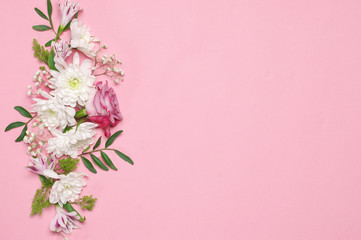 Romantic floral background
