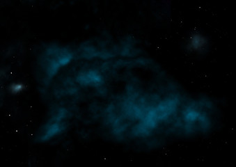 Fototapeta premium Small part of an infinite star field. 3D rendering