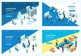 Isometric Set Landing Page