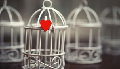 white sheet of paper love notes and heart shape