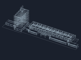 Isometric building
