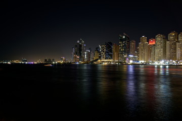 Fototapeta premium Bluewaters Island project by Meraas, Dubai, United Arab Emirates