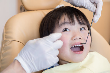 歯医者に来た男の子