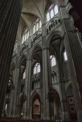 Intérieur de la cathédrale Saint-Étienne de Bourges, Cher, France
