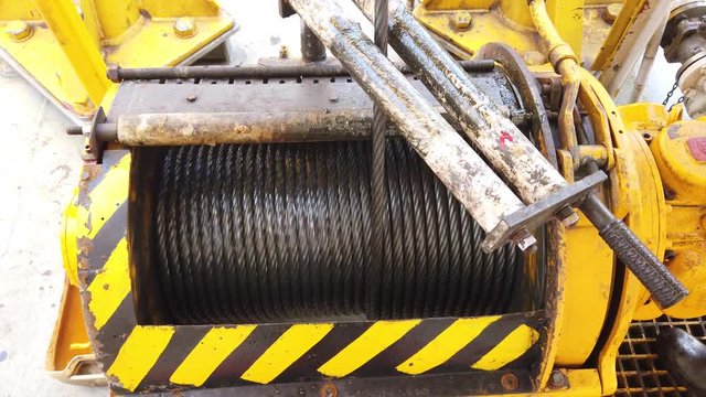 Air Winch (Air Tugger) on the Rig - Oil Field Equipment