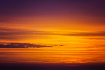 Fototapeta na wymiar Picturesque sky at sunset time