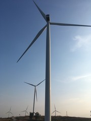 Gold wind turbine