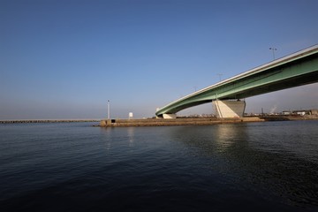 大阪湾に架かる橋