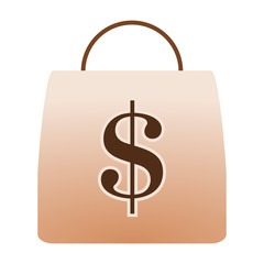 Shopping Bag With Dollar Sign