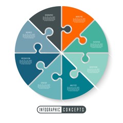 Infographic timeline template can be used for chart, diagram, web design, presentation, advertising, history. Vector infographic illustration