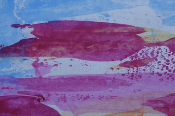 abstract magenta orange and blue background