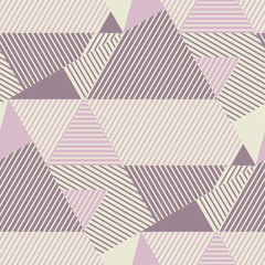 Geometric striped pattern in dust rosy colors.