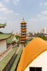 Fototapeta na wymiar Chinese Temple and Pagoda