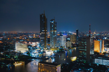 Fototapeta na wymiar Bangkok, Thailand - 27-10- 2018 : construction 