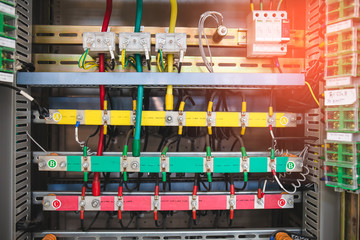 Electric circuit breakers in a electrical switchboard Synchronization,Generator Protection in the cabinet in coal power plants. 