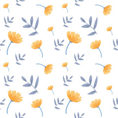 flower pattern pastel style