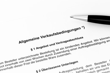Allgemeine Vertragsbedingungen