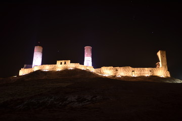 Zamek w Chęcinach nocą, Chęciny Castle by night © Albin Marciniak