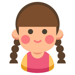 Sister flat illustration