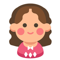 Aunt flat illustration